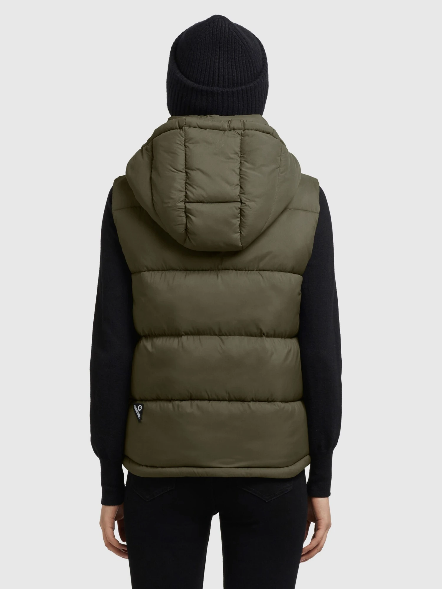 Khujo Bodywarmers Bodywarmer Eden Dames Kaki 4 Khujo Bodywarmers Bodywarmer Eden Dames Kaki - Afbeelding 4