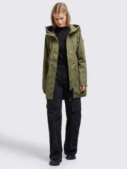Khujo Parkas Tussenparka Aira Dames Olijfgroen -Khujo Winkel dec32622bc03810b51eb2269e6fc9ec4