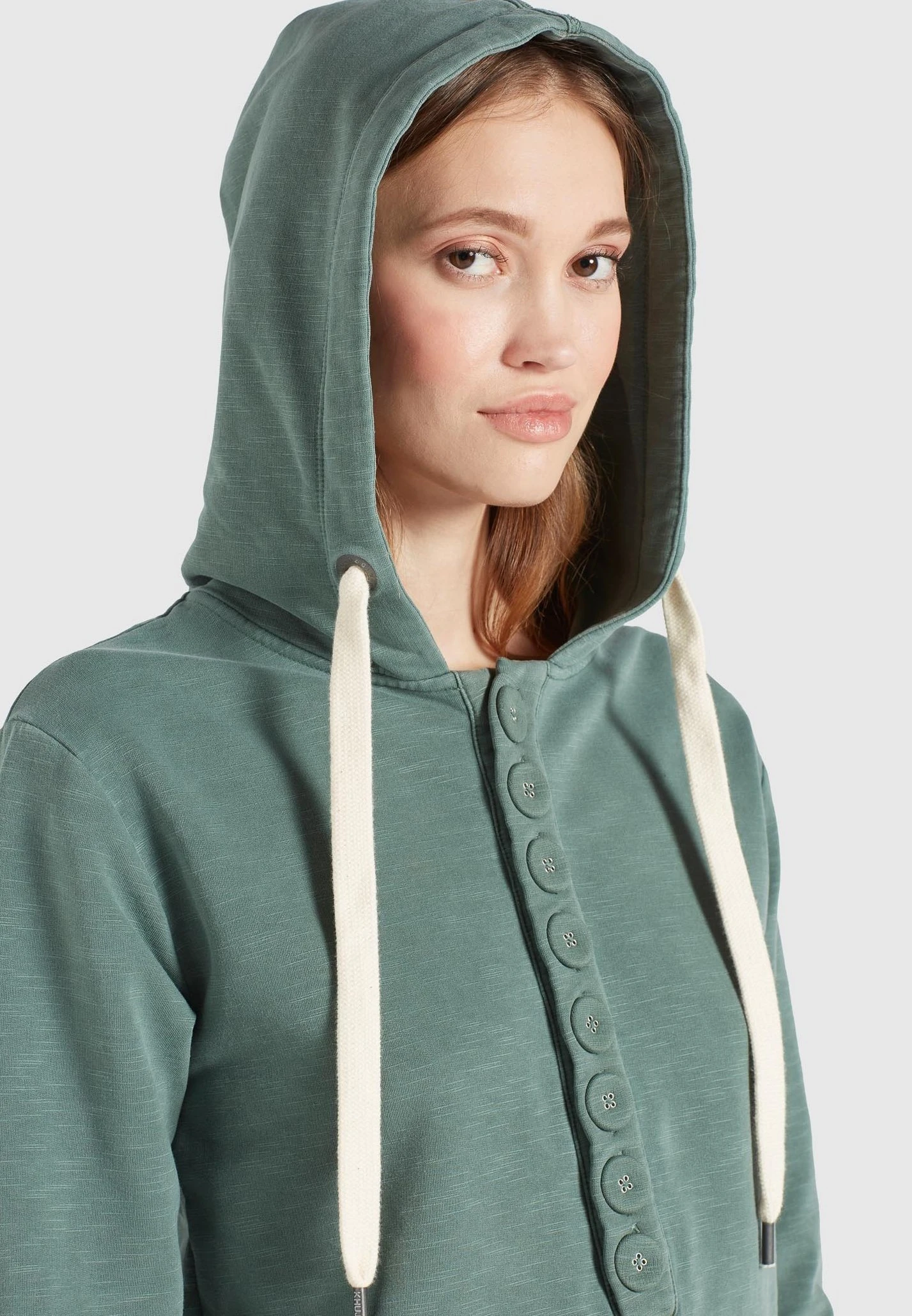 Khujo Keiki - Hoodie - Aqua Gewaschen 5 Khujo Keiki - Hoodie - Aqua Gewaschen - Afbeelding 5