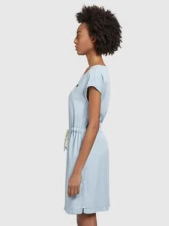 Khujo Zomerjurken Zomerjurk HEDIYE Dames Blauw -Khujo Winkel e06f75b29da095bfa08b1e0991825c94