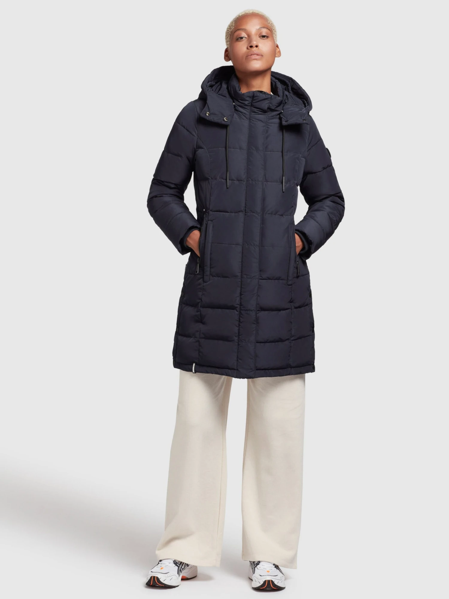 Khujo Korte Mantels Wintermantel Cups Dames Marine 6 Khujo Korte Mantels Wintermantel Cups Dames Marine - Afbeelding 6