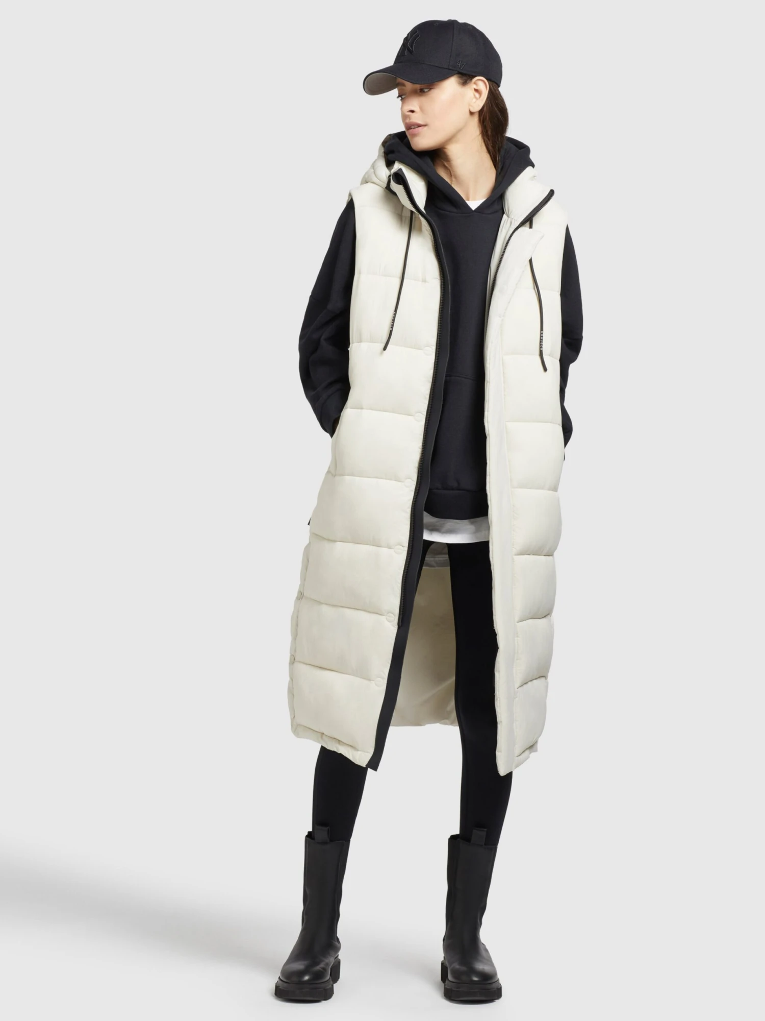 Khujo Bodywarmers Bodywarmer Tourin Dames Offwhite 6 Khujo Bodywarmers Bodywarmer Tourin Dames Offwhite - Afbeelding 6