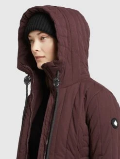 Khujo Winterjassen Winterjas Dames Wijnrood -Khujo Winkel e3b14ea9778c53548dbab21dcbbee5bb