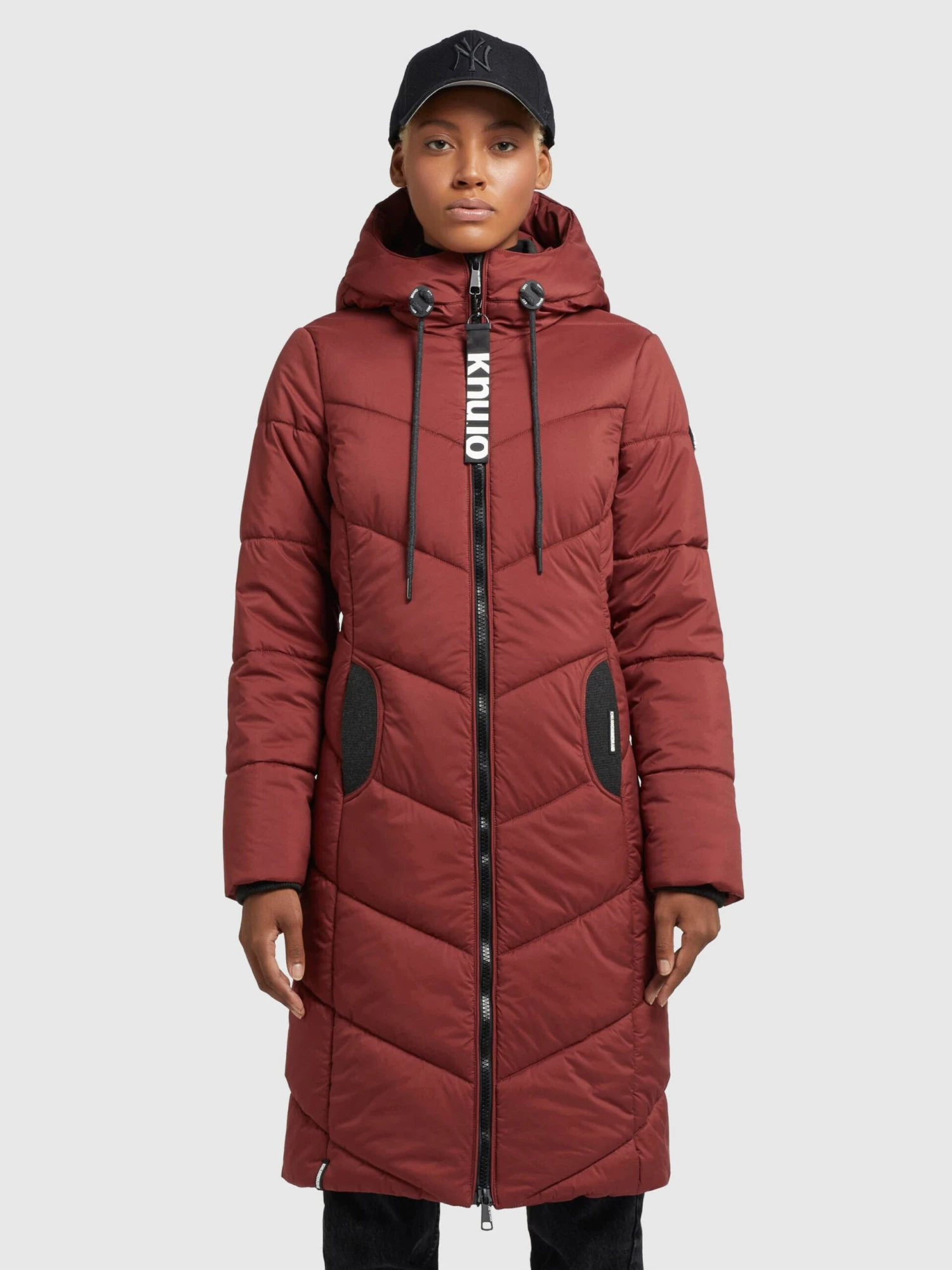 Khujo Tussenmantels Tussenmantel Aribay Dames Roestrood 2 Khujo Tussenmantels Tussenmantel Aribay Dames Roestrood - Afbeelding 2