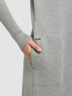 Khujo Vesten Gebreid Vest Elina Dames Grijs -Khujo Winkel e434033688fdd4787293854d71ea914b