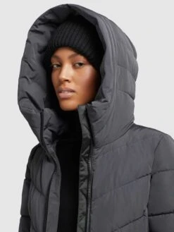 Khujo Wintermantels Wintermantel Formin Dames Grafiet -Khujo Winkel e4c222e3c058d055568f727feabb32ad