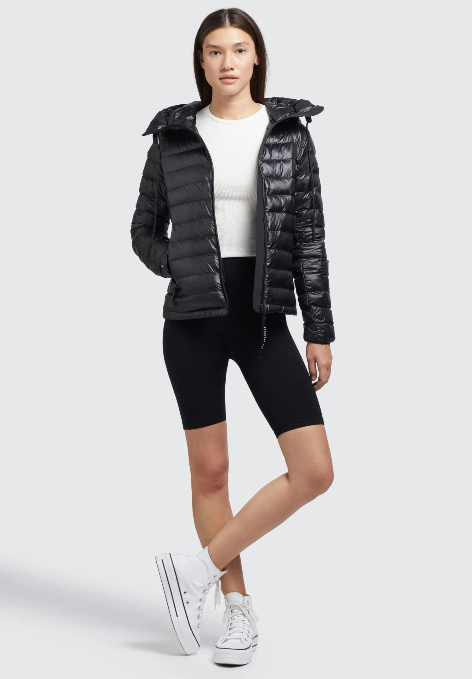 Khujo Lovina4 Shiny - Jas - Schwarz 4 Khujo Lovina4 Shiny - Jas - Schwarz - Afbeelding 4