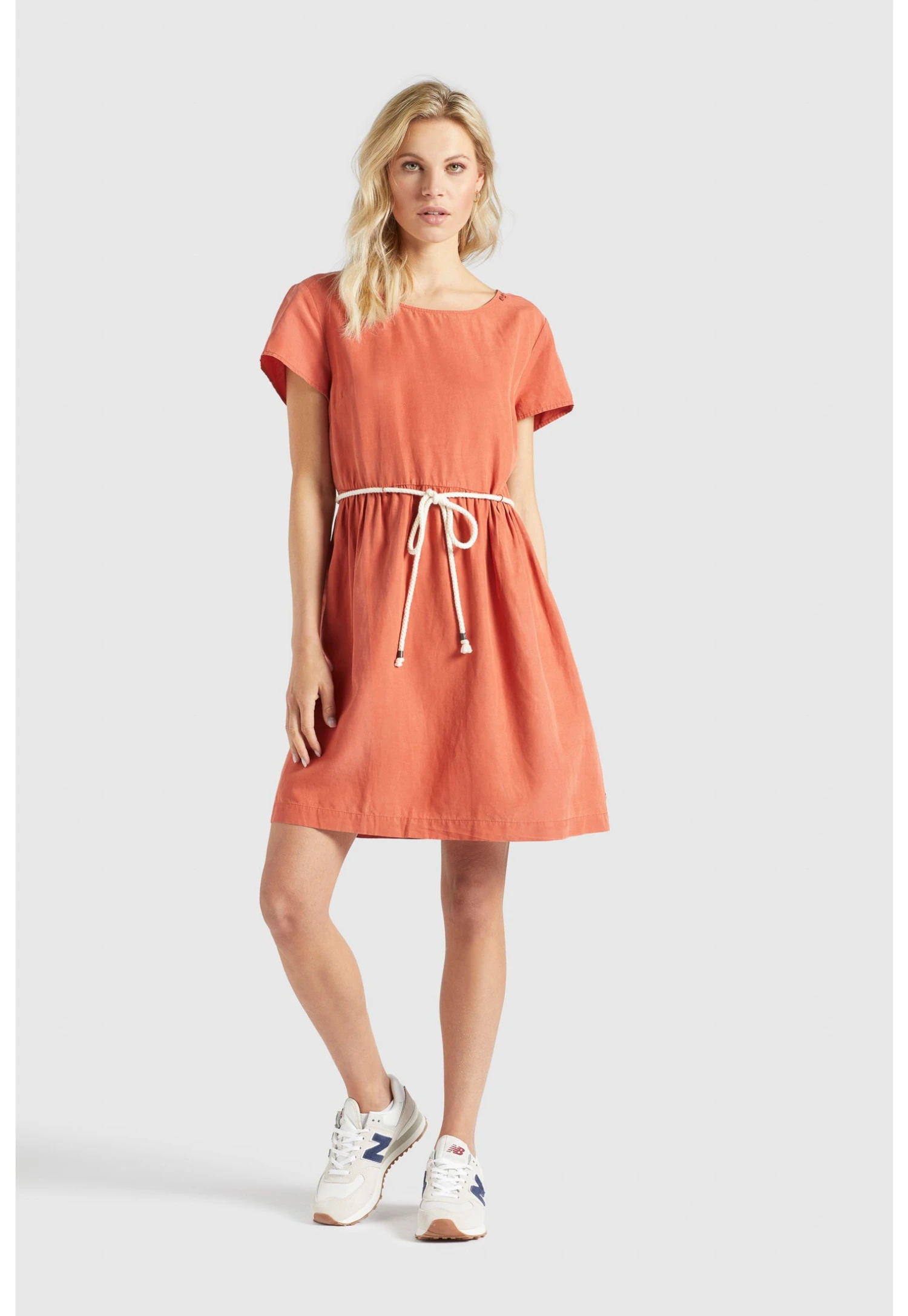 Khujo Asba - Jurk - Terrakotta 2 Khujo Asba - Jurk - Terrakotta - Afbeelding 2