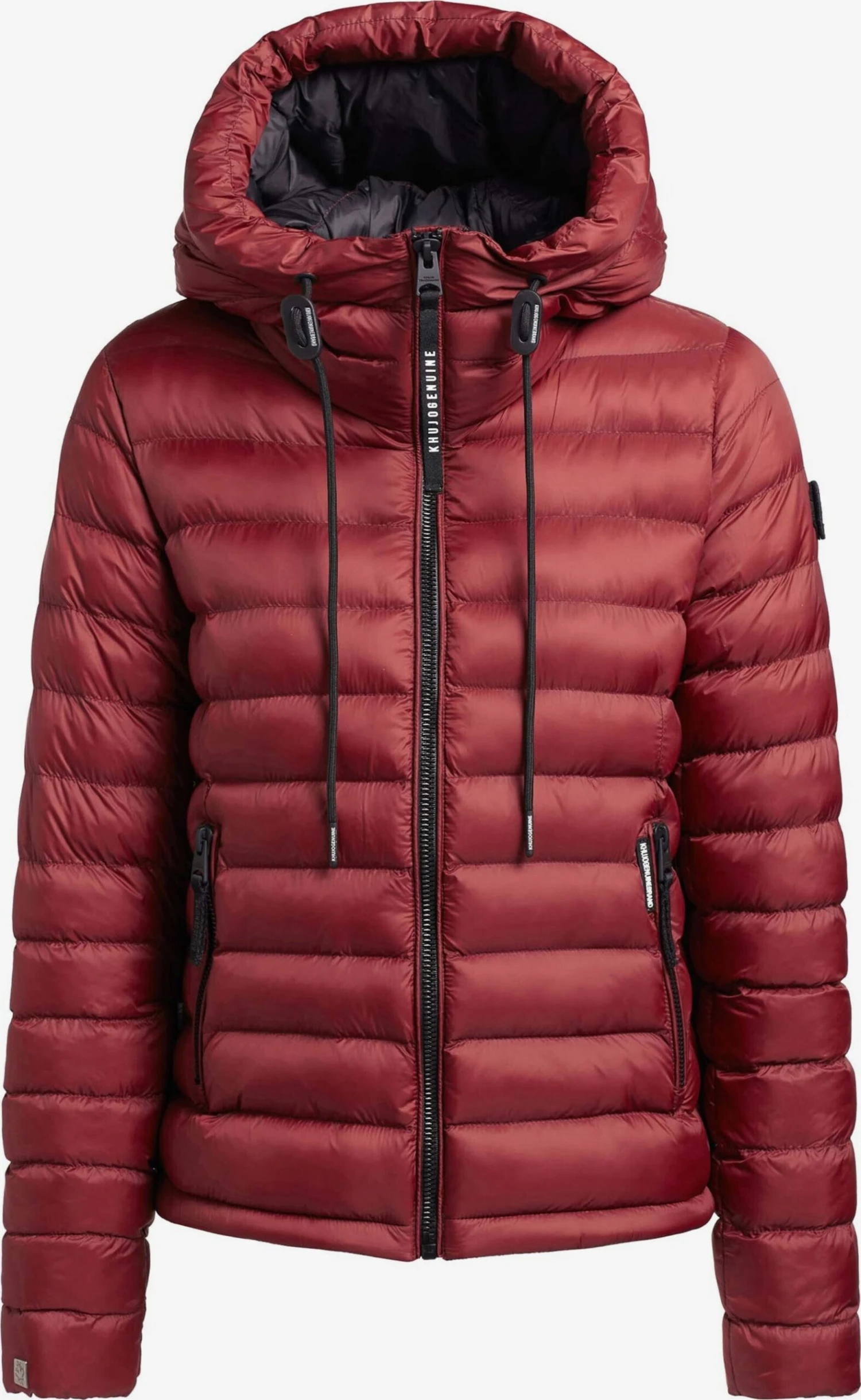 Khujo Winterjassen Winterjas Lona Shine Dames Roestrood 1 Khujo Winterjassen Winterjas Lona Shine Dames Roestrood