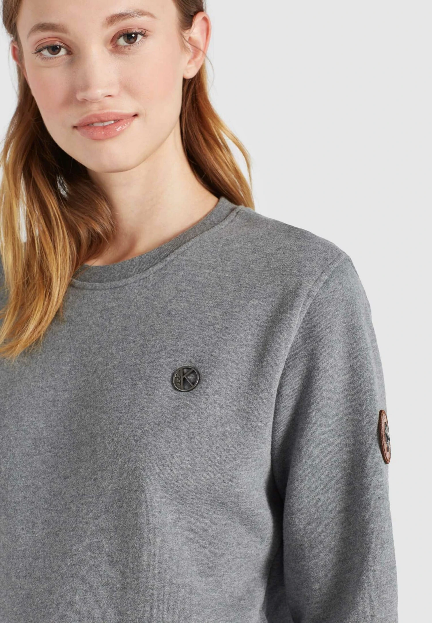 Khujo Sweatshirts Sweatshirt Lisel Dames Grijs 6 Khujo Sweatshirts Sweatshirt Lisel Dames Grijs - Afbeelding 6