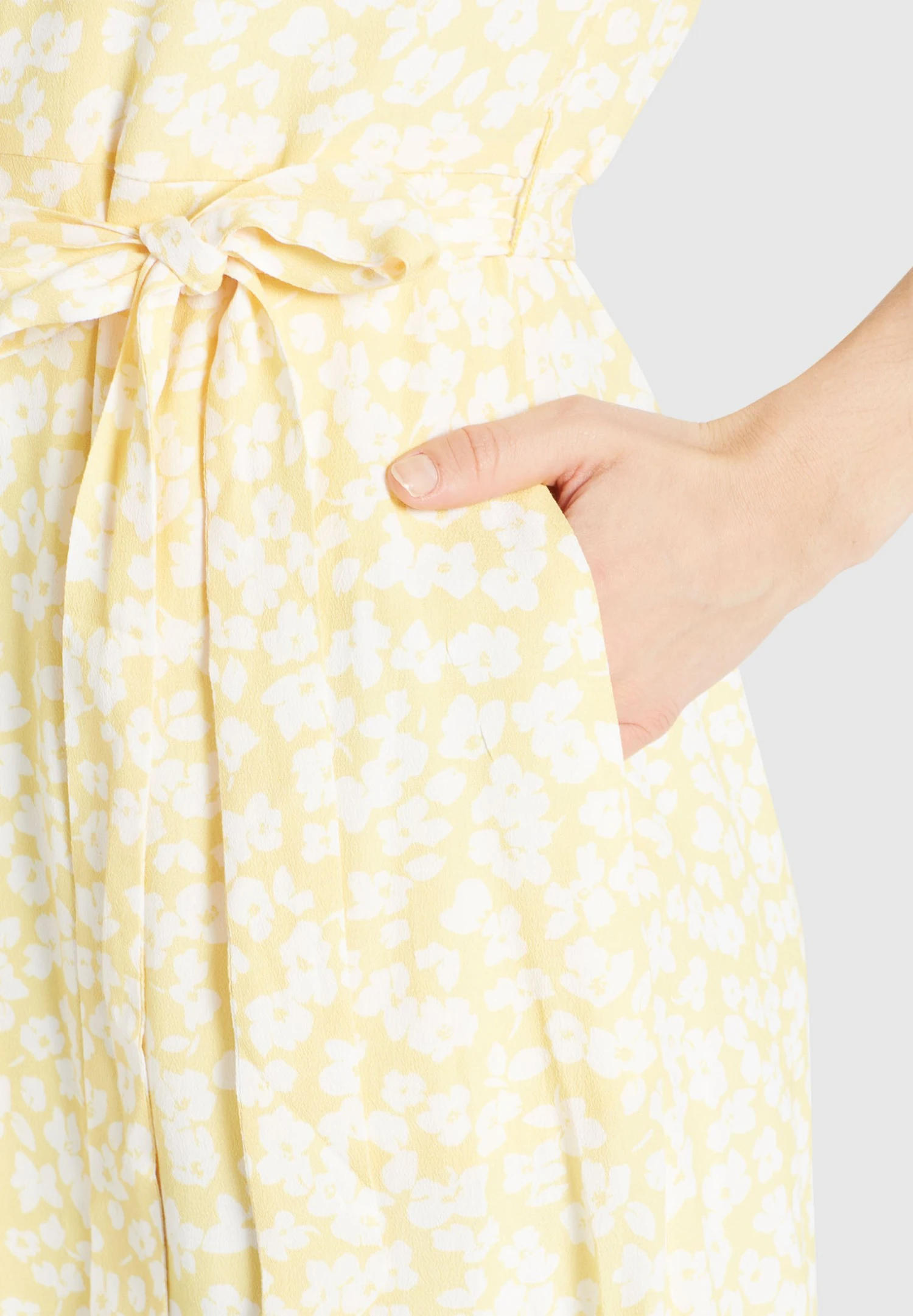 Khujo Goya - Blousejurk - Gelb-Weiß Geblümt 8 Khujo Goya - Blousejurk - Gelb-Weiß Geblümt - Afbeelding 8