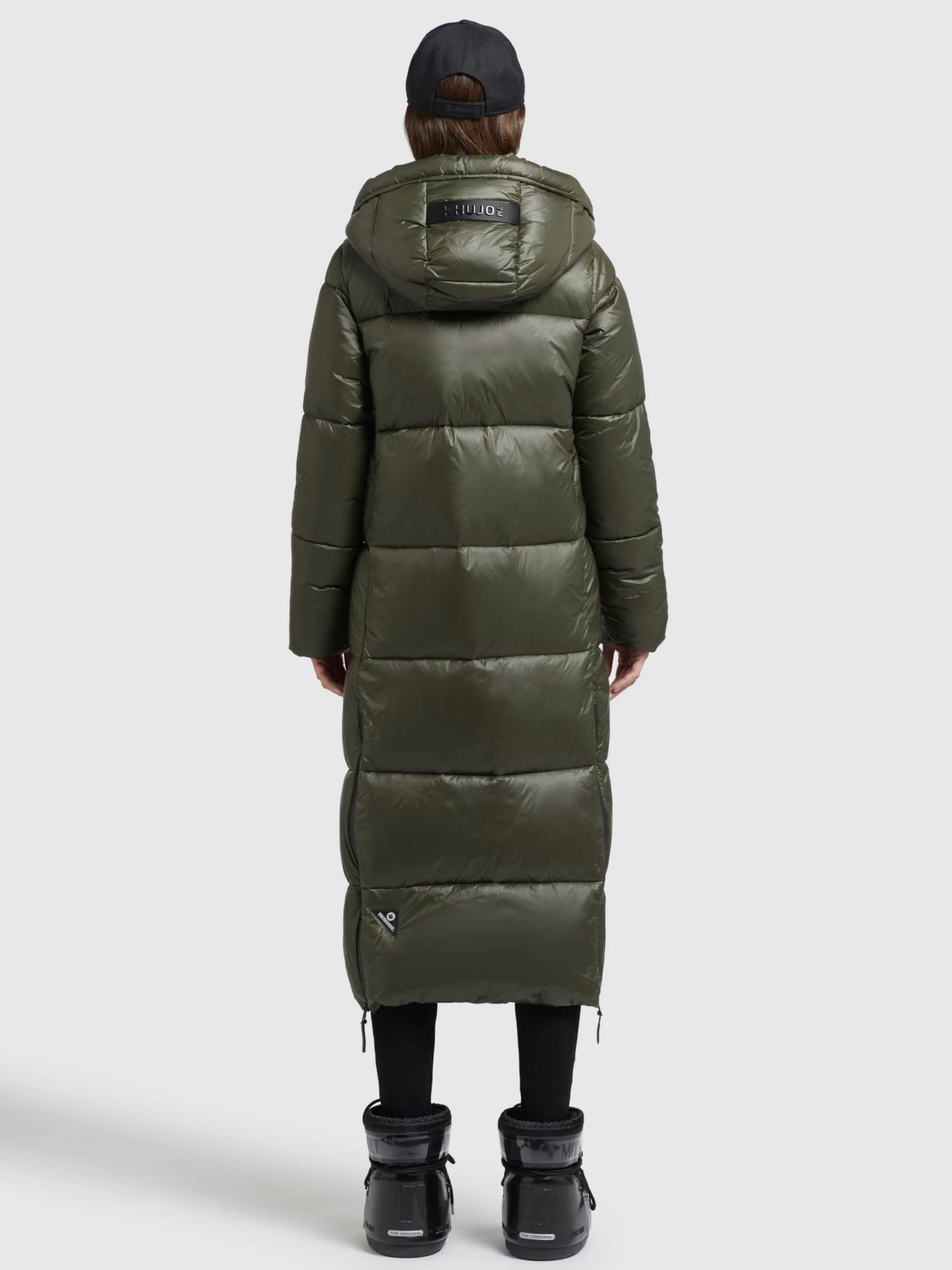 Khujo Wintermantels Wintermantel Melona Dames Kaki 4 Khujo Wintermantels Wintermantel Melona Dames Kaki - Afbeelding 4