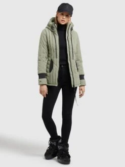 Khujo Tussenjassen Tussenjas Tweety Dames Pastelgroen -Khujo Winkel ec3e7147317d7a44afa2c60a30b83335