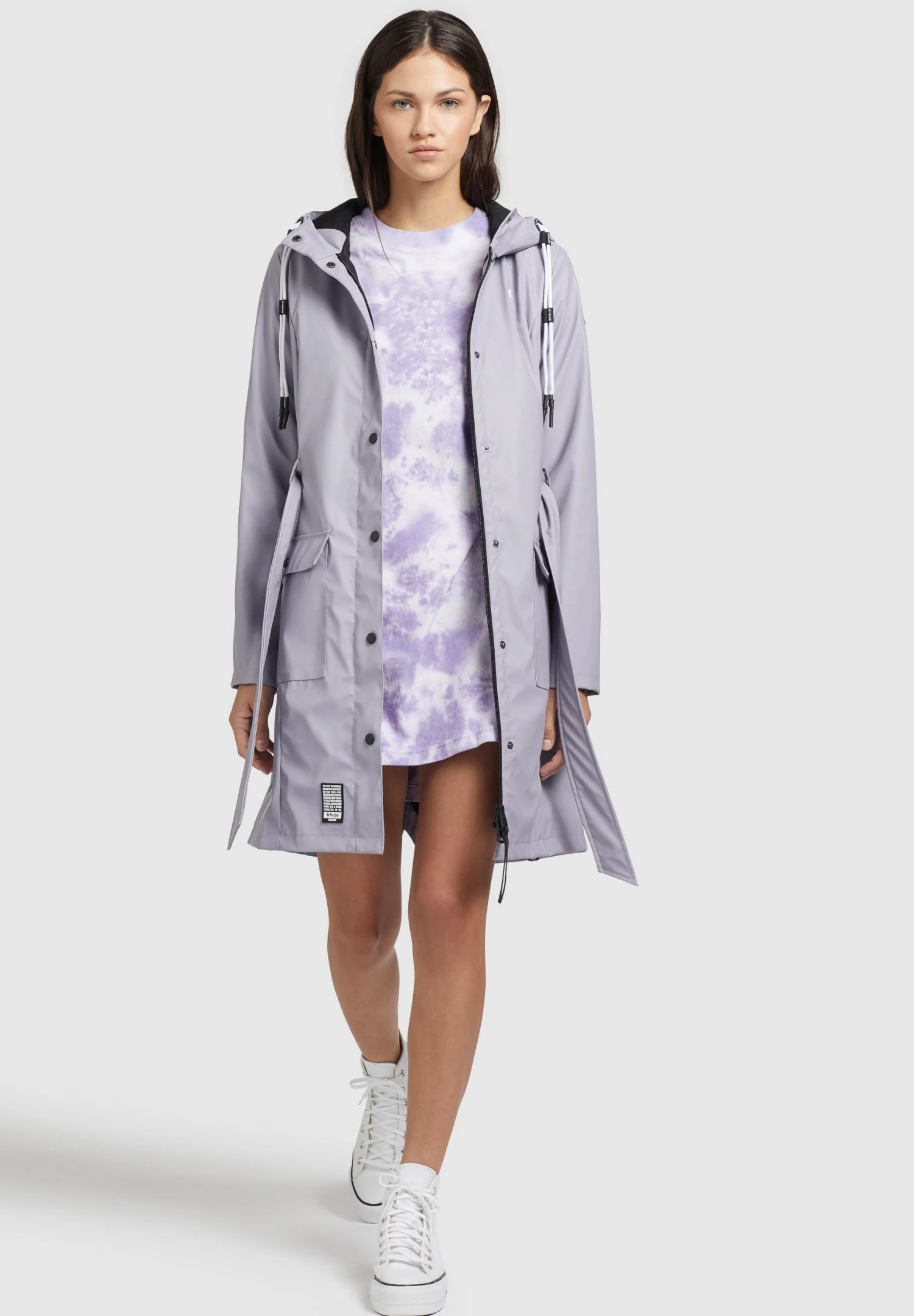 Khujo Glenna - Regenjas - Flieder 2 Khujo Glenna - Regenjas - Flieder - Afbeelding 2