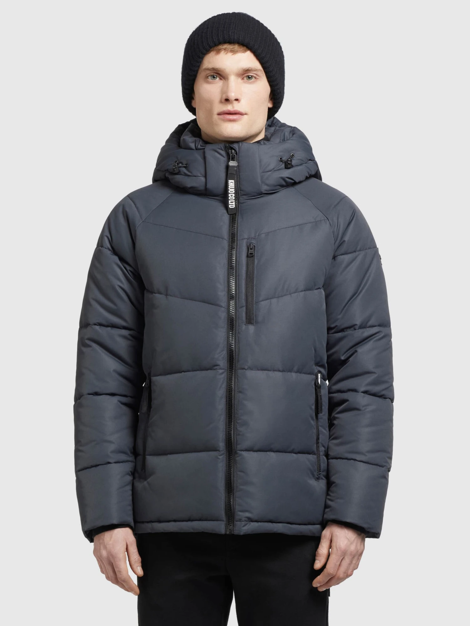 Khujo Winterjassen Winterjas Croon Heren Duifblauw 2 Khujo Winterjassen Winterjas Croon Heren Duifblauw - Afbeelding 2