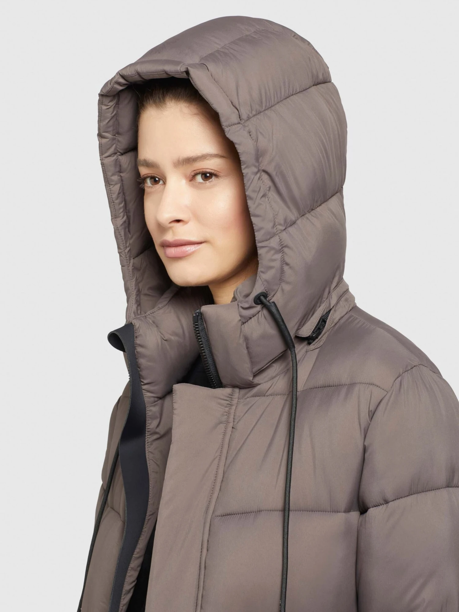 Khujo Wintermantels Wintermantel Julina Dames Sepia 7 Khujo Wintermantels Wintermantel Julina Dames Sepia - Afbeelding 7