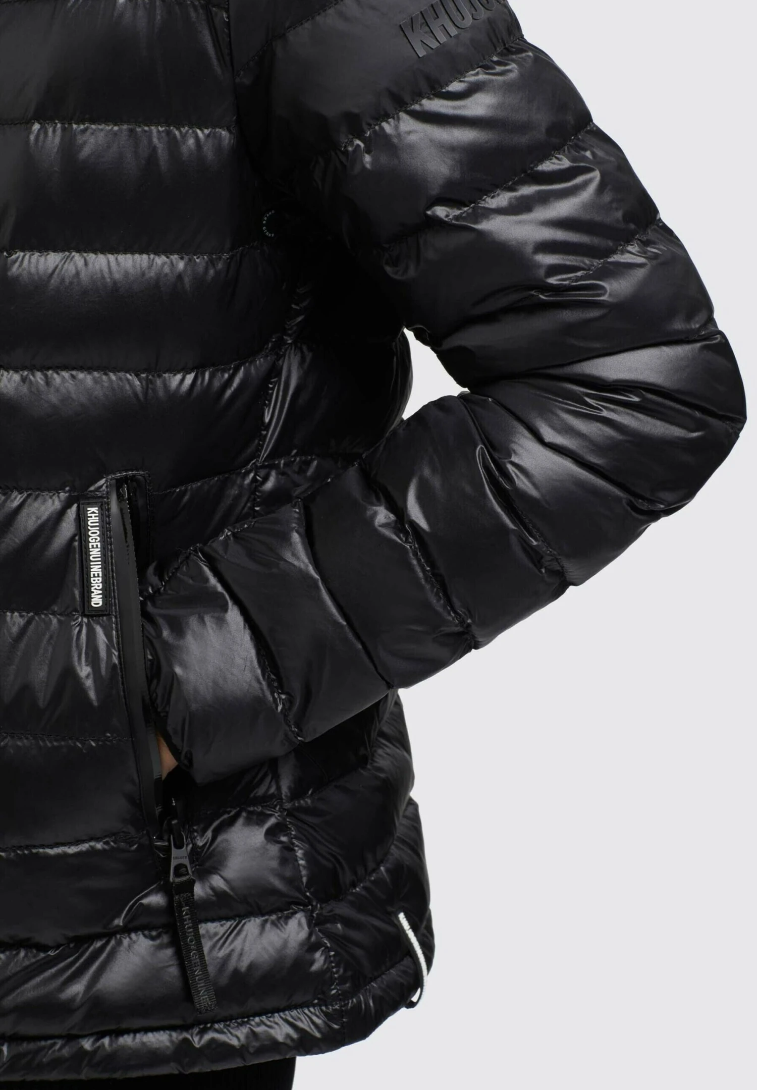 Khujo Lovina4 Shiny - Jas - Schwarz 7 Khujo Lovina4 Shiny - Jas - Schwarz - Afbeelding 7