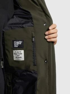 Khujo Tussenmantels Tussenmantel Namita Dames Donkergroen -Khujo Winkel f12c6eee1bb857a90f14404db6abe248