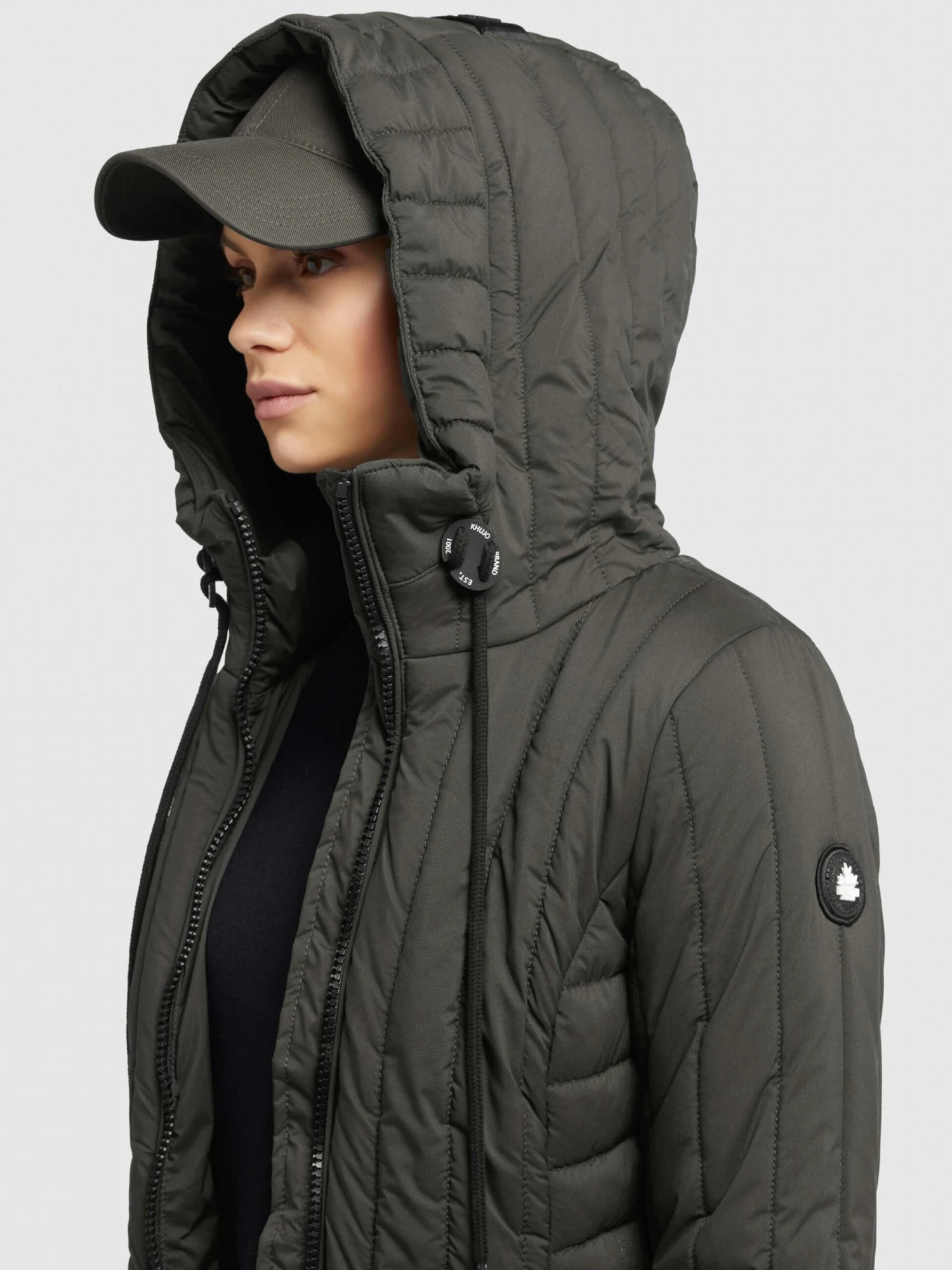 Khujo Winterjassen Winterjas Jerry Dames Olijfgroen 7 Khujo Winterjassen Winterjas Jerry Dames Olijfgroen - Afbeelding 7