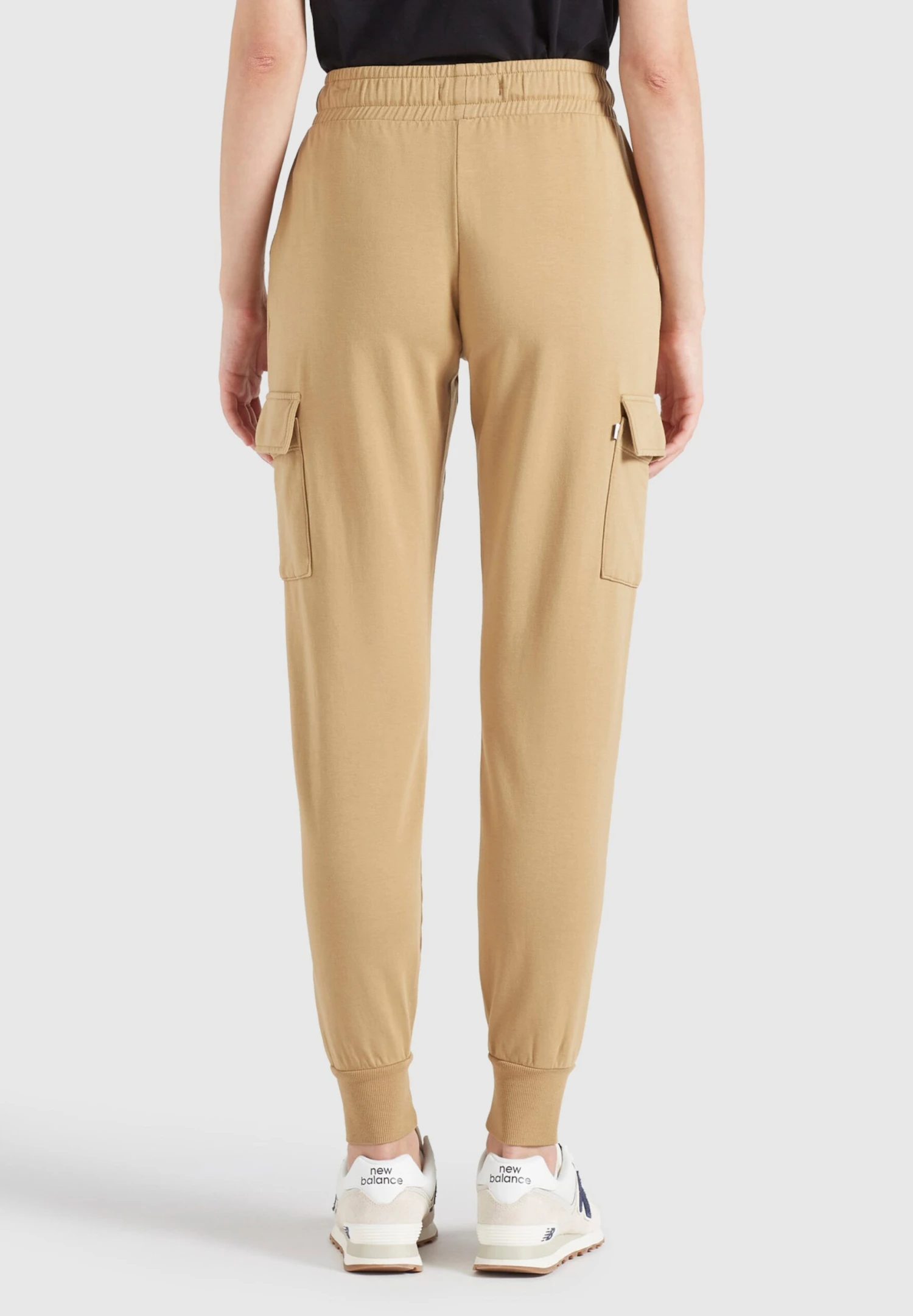 Khujo Sweatpants Tapered Cargobroek Staci Dames Beige 5 Khujo Sweatpants Tapered Cargobroek Staci Dames Beige - Afbeelding 5