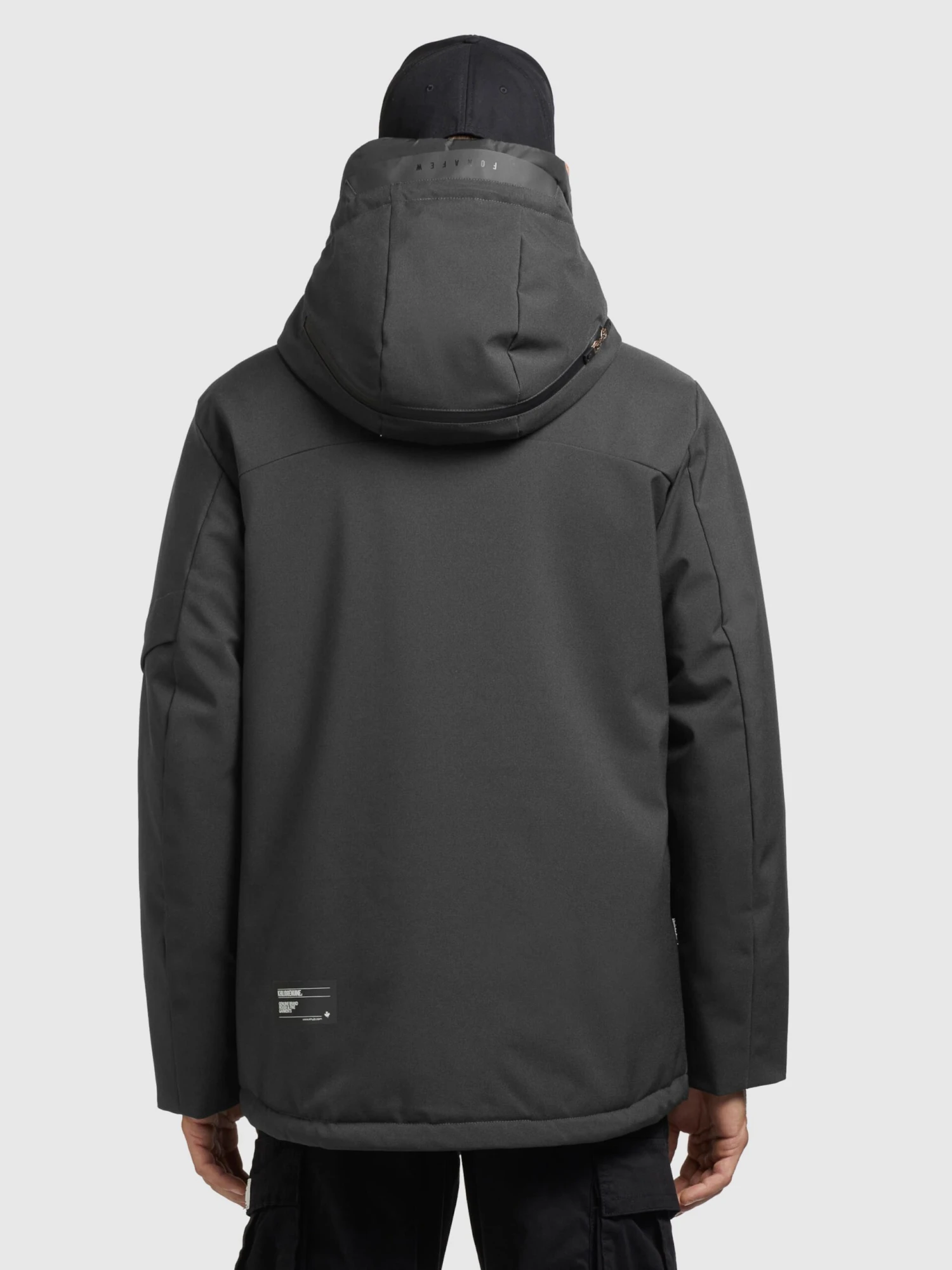 Khujo Winterjassen Winterjas Borrow Heren Donkergrijs 3 Khujo Winterjassen Winterjas Borrow Heren Donkergrijs - Afbeelding 3