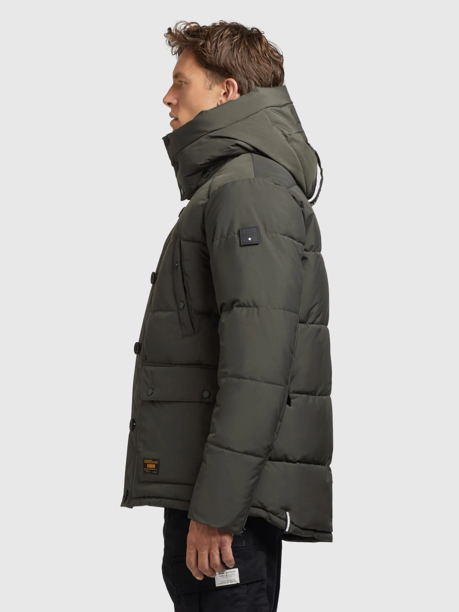 Khujo Winterjassen Winterjas Primero Heren Kaki 5 Khujo Winterjassen Winterjas Primero Heren Kaki - Afbeelding 5