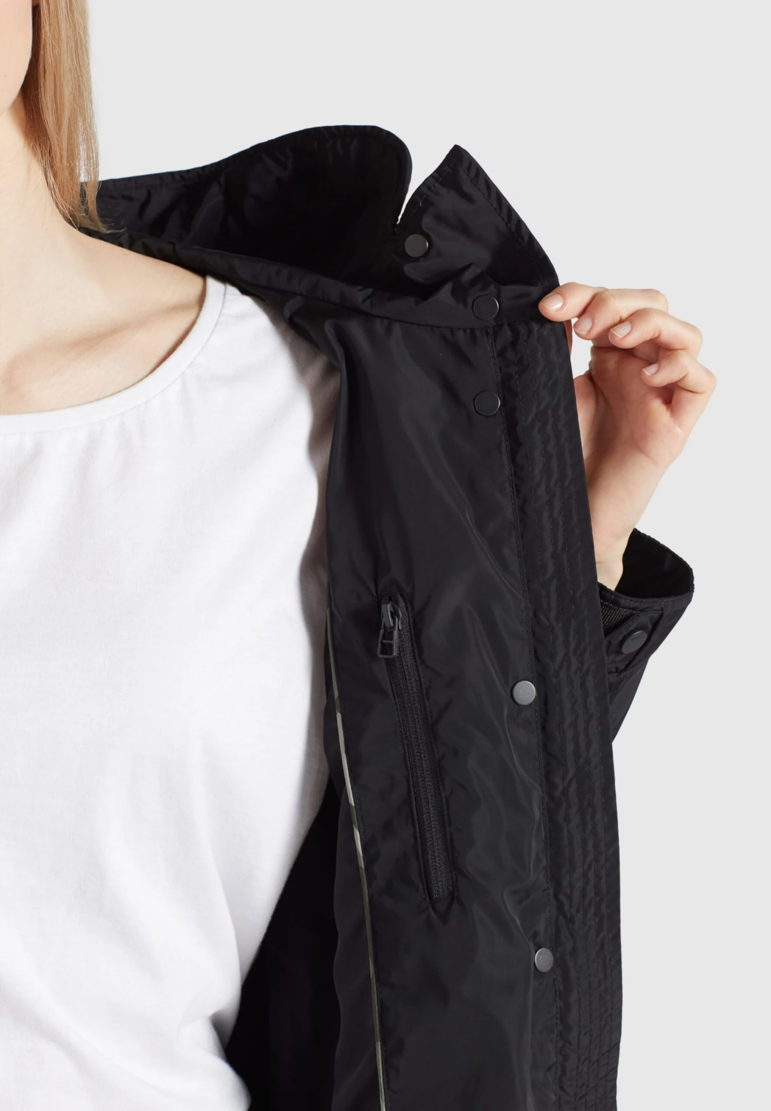 Khujo Parkas Tussenparka Catharina Dames Zwart 7 Khujo Parkas Tussenparka Catharina Dames Zwart - Afbeelding 7