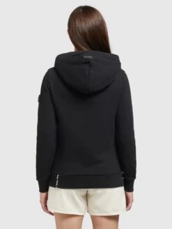 Khujo Hoodies Sweatshirt Rhabea Dames Zwart -Khujo Winkel f8f4cef9eb1c6b55b2b7d1f623f24f35