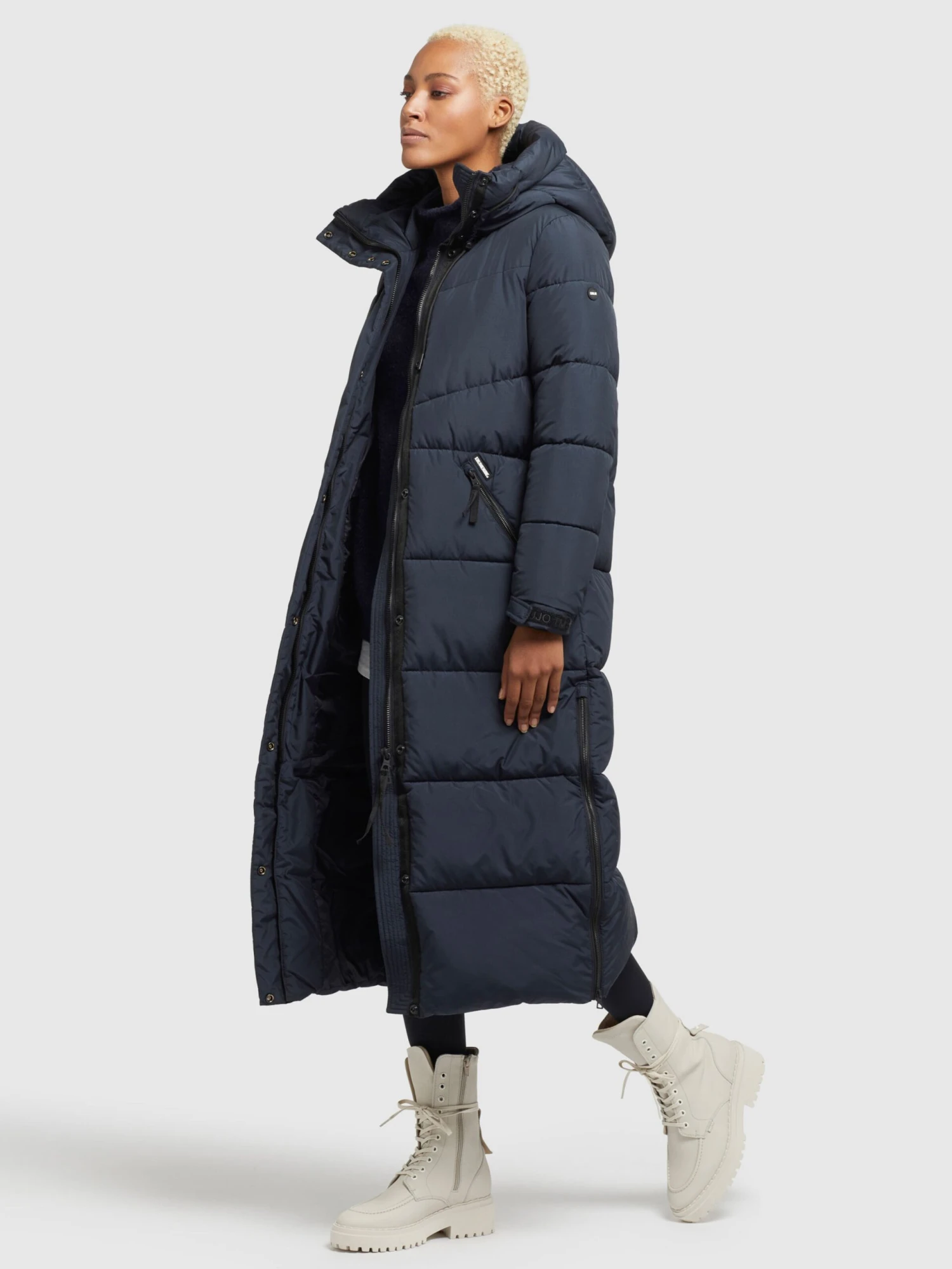 Khujo Wintermantels Wintermantel Shimanta 2 Dames Donkerblauw 3 Khujo Wintermantels Wintermantel Shimanta 2 Dames Donkerblauw - Afbeelding 3