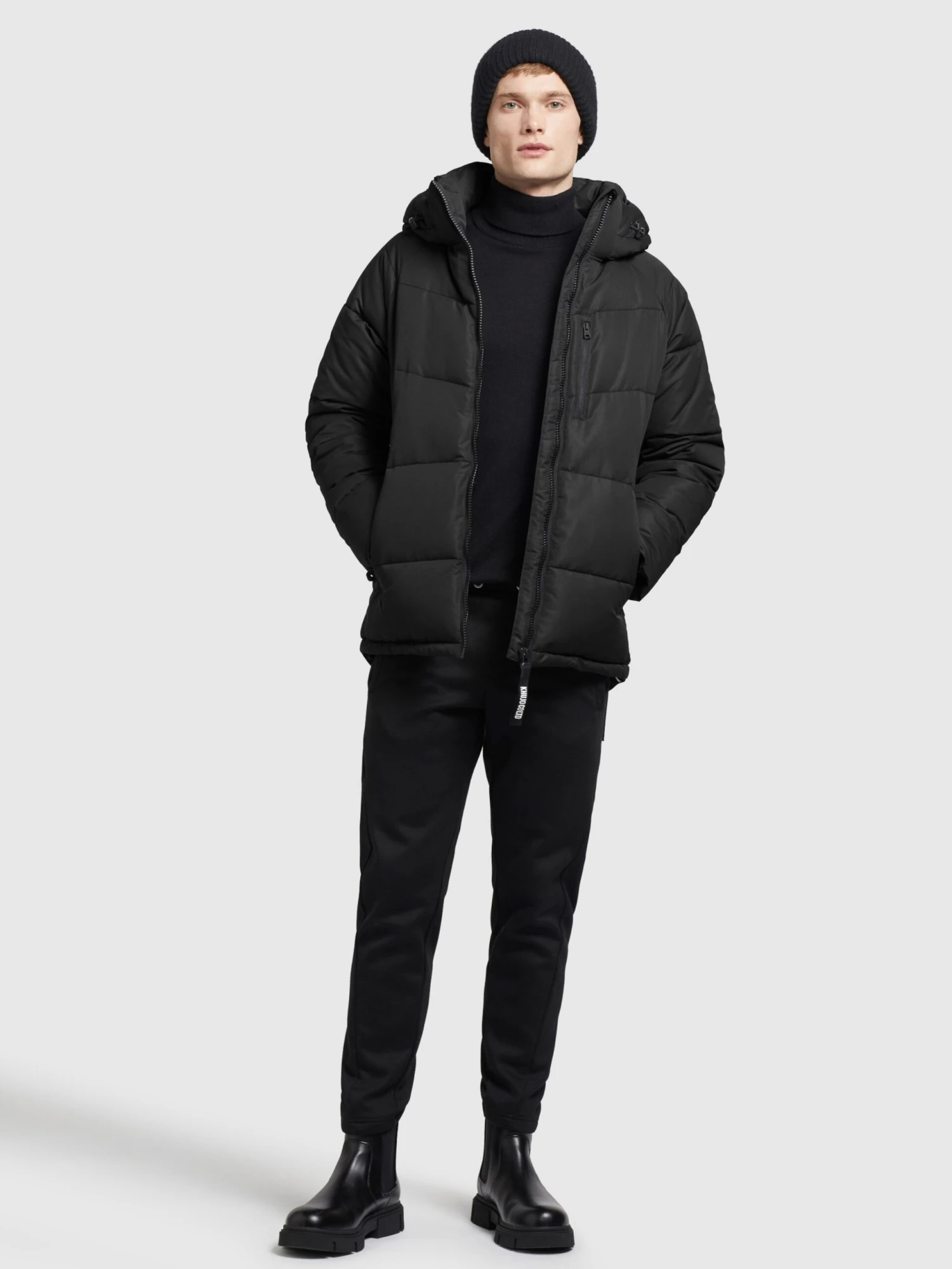 Khujo Winterjassen Winterjas Croon Heren Zwart 3 Khujo Winterjassen Winterjas Croon Heren Zwart - Afbeelding 3