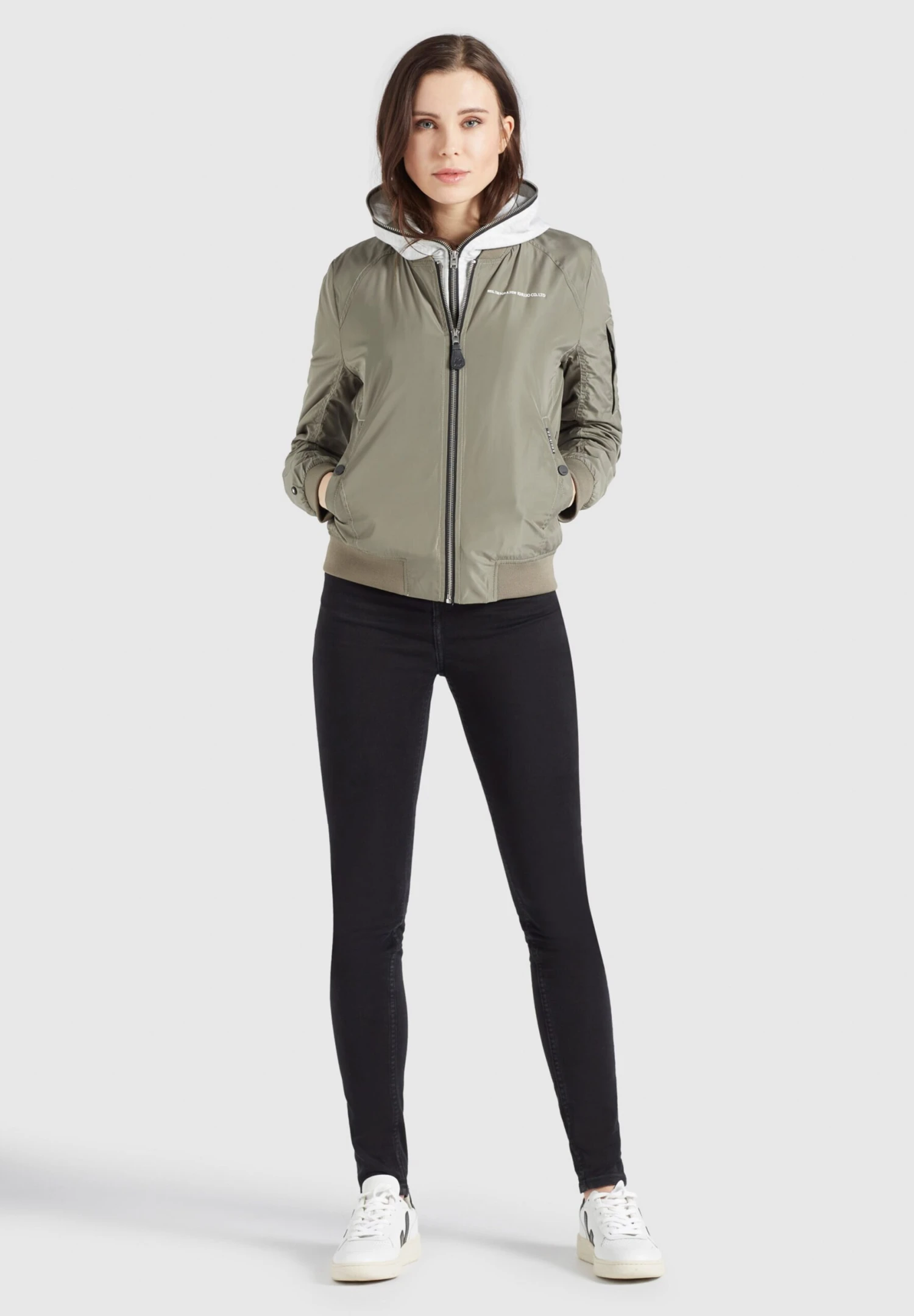 Khujo Winterjassen Winterjas LARIFA Dames Kaki 3 Khujo Winterjassen Winterjas LARIFA Dames Kaki - Afbeelding 3