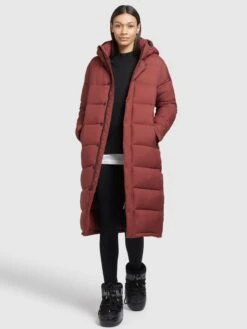 Khujo Wintermantels Wintermantel Corinna Dames Roestrood -Khujo Winkel fc3df2cc582e52896eb071800544e3d1