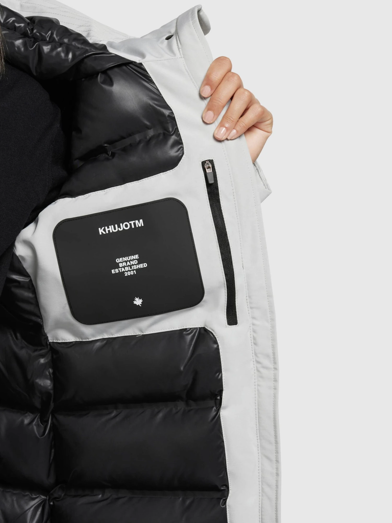 Khujo Winterjassen Winterjas Viona 3 Dames Lichtgrijs 8 Khujo Winterjassen Winterjas Viona 3 Dames Lichtgrijs - Afbeelding 8